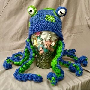 Crocheted Octopus Hat/Toque